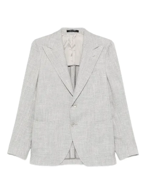 Tagliatore blazer con motivo pied de poule y botones