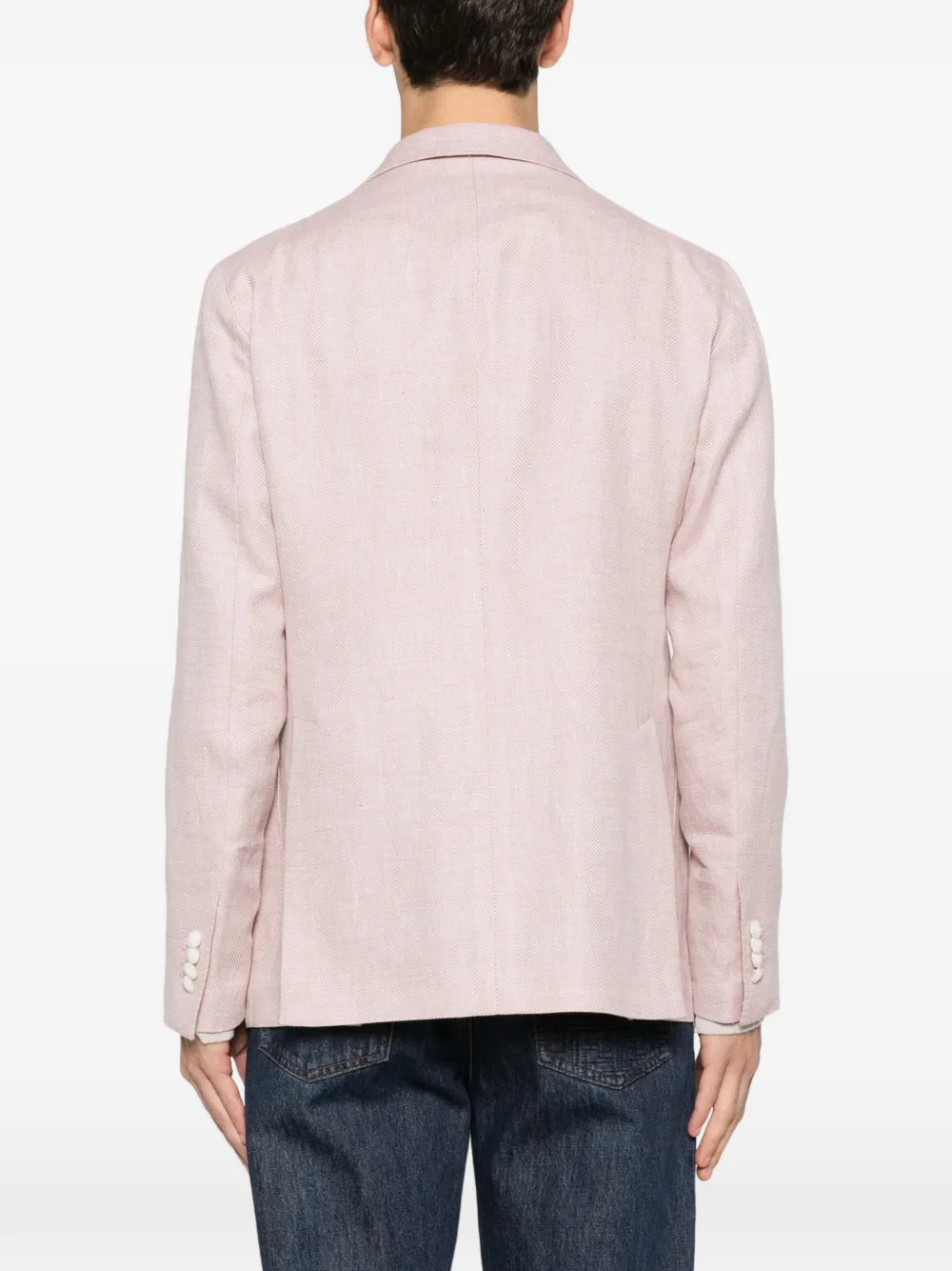 Tagliatore Blazer met enkele rij knopen Roze