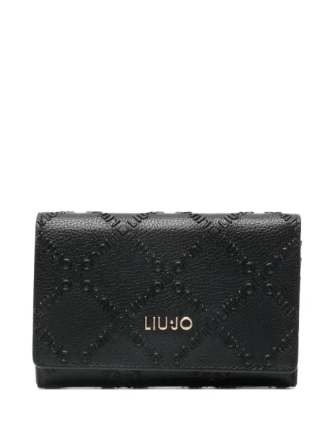 LIU JO logo-pattern wallet