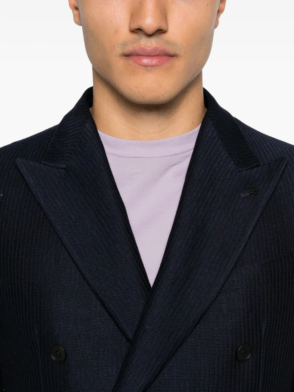 Tagliatore Blazer met dubbele rij knopen Blauw