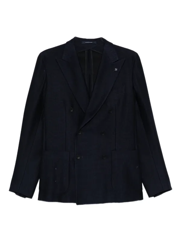 TAGLIATORE ダブルブレストジャケット ダークブルー Tagliatore ダブルジャケット | ブルー | FARFETCH JP