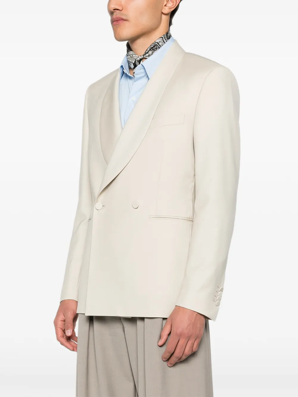 Tagliatore Blazer met dubbele rij knopen Beige
