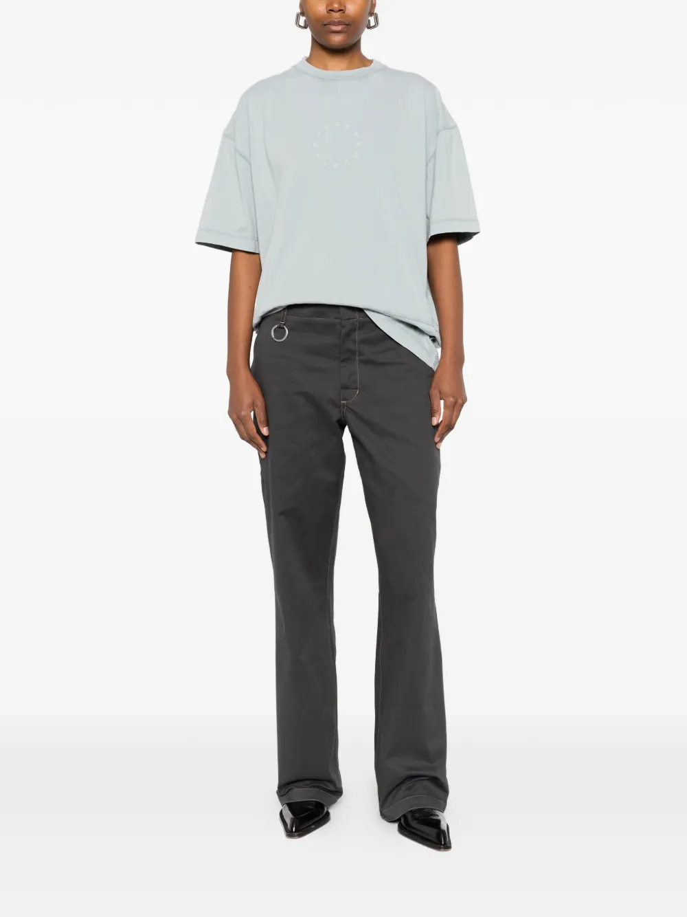  études Studio Circle Relaxed T-shirt - Blue 