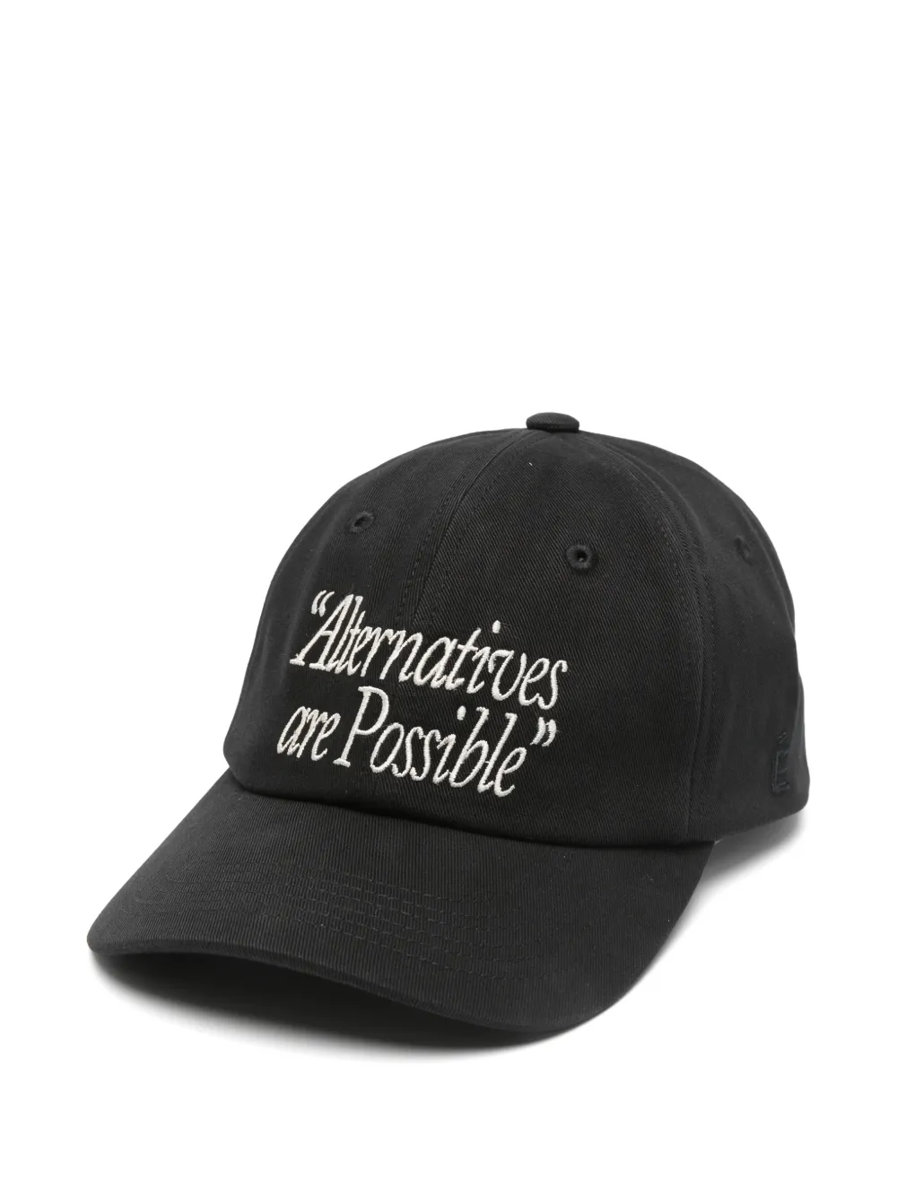 Études Studio embroidered baseball cap - Nero