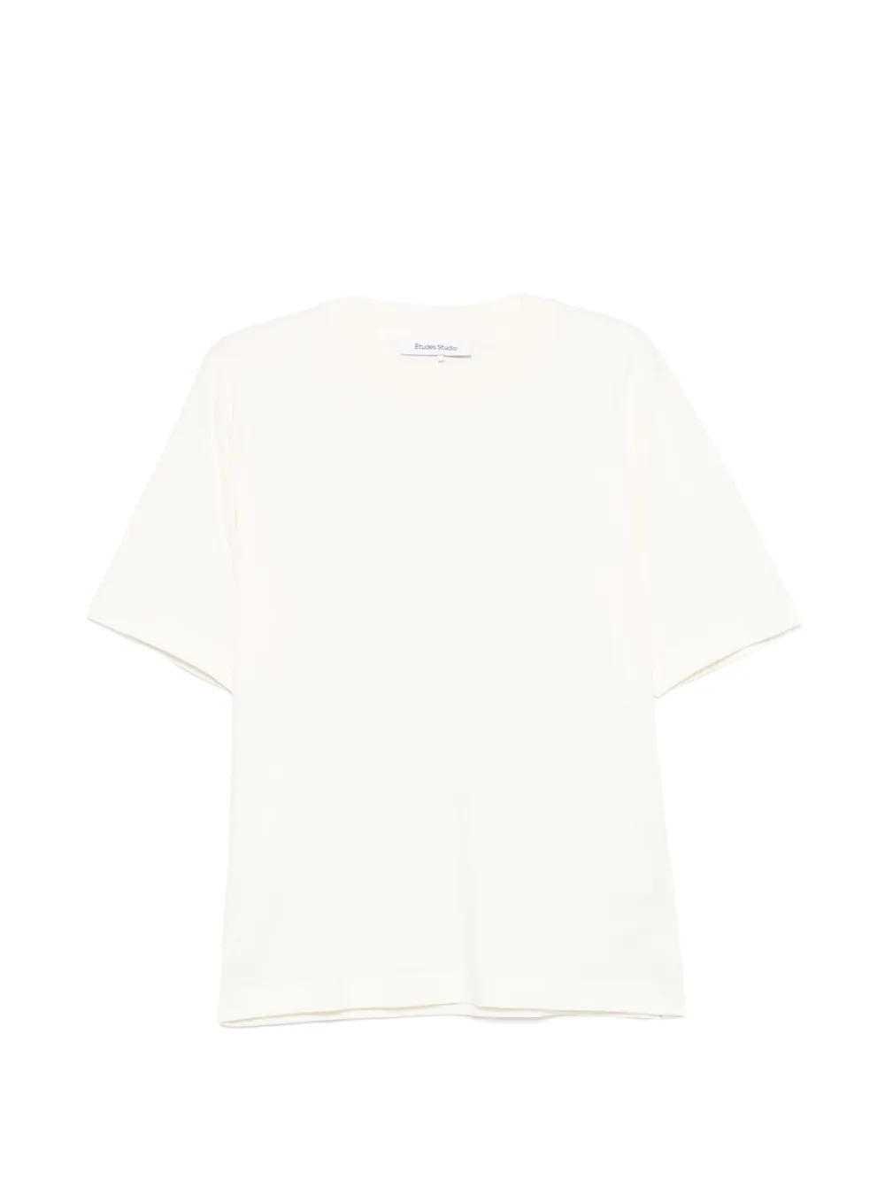 Études Studio embossed-logo T-shirt - Toni neutri