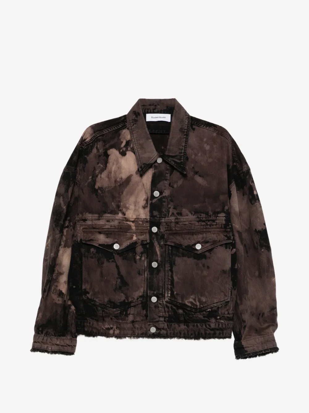 Études Studio bleached denim jacket | Brown | Image 1
