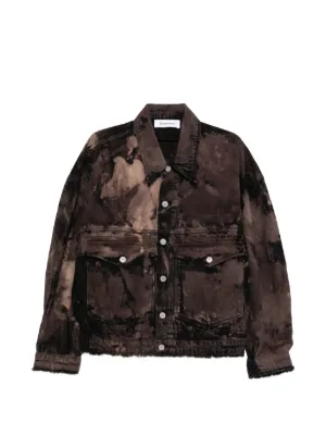Melitta Baumeister ダメージ デニムジャケット | ブラック | FARFETCH JP