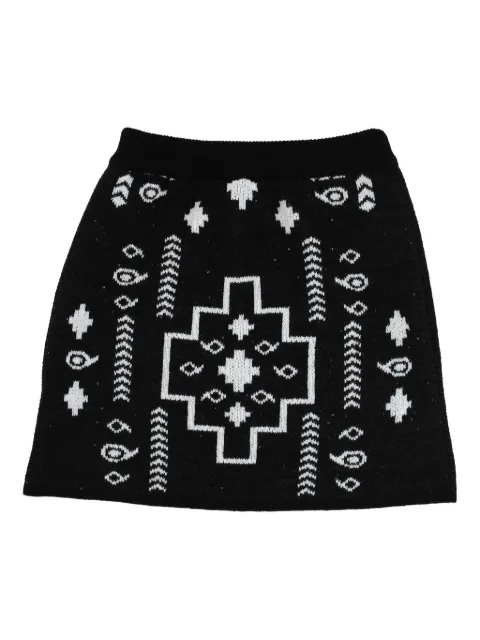 COUNTY OF MILAN KIDS patterned-jacquard skirt