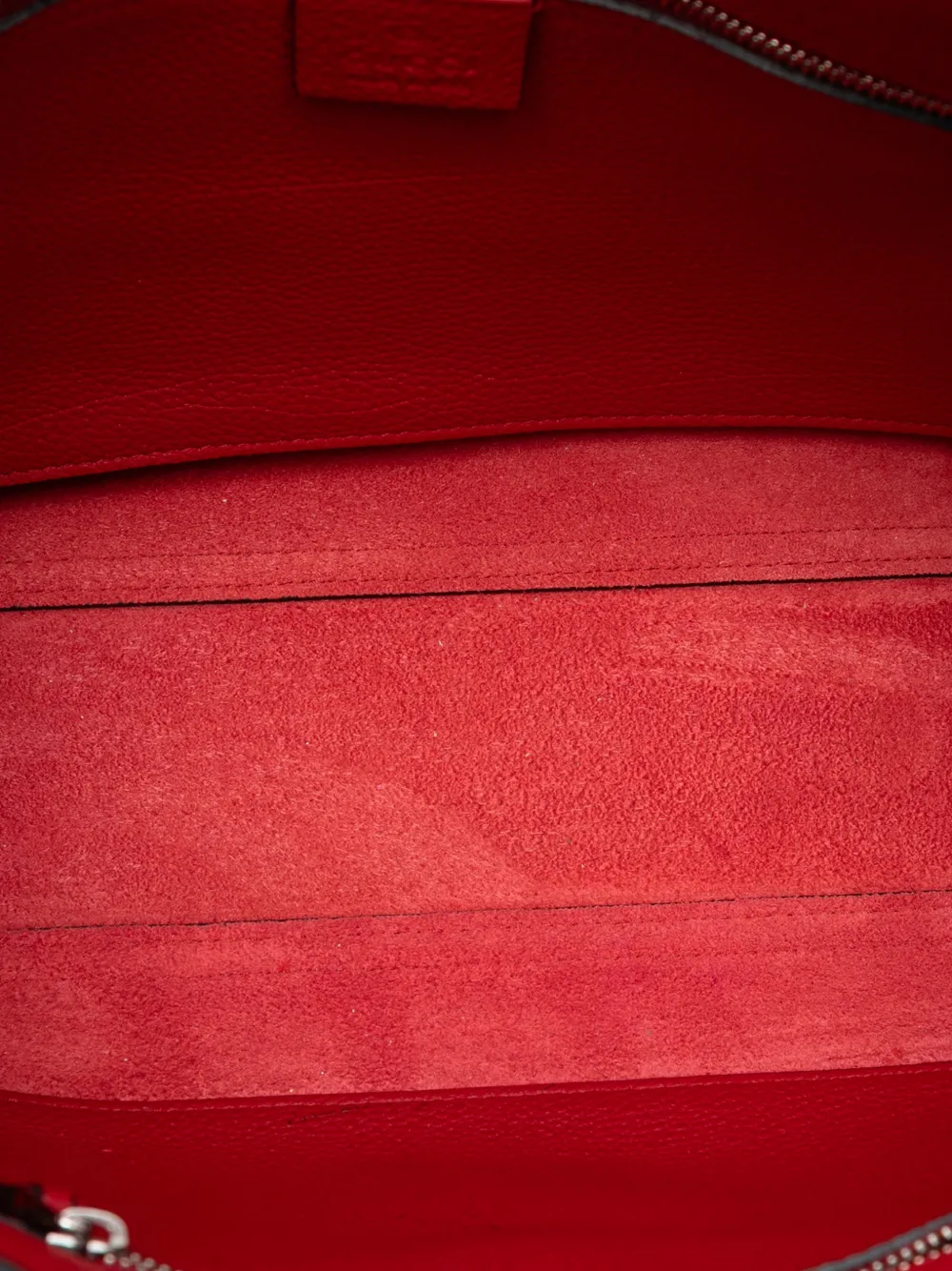 GUCCI Pre-owned 2016-2025 Small Grained Calfskin Soft Jackie Tote Satchel In Red