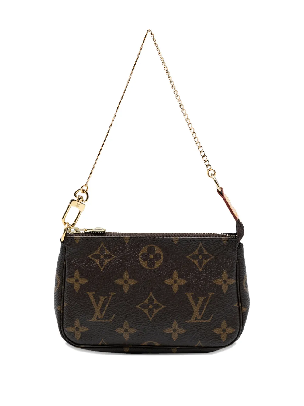 Louis Vuitton Pre-Owned 2021 Monogram Mini Pochette Accessoires handbag - Marrone