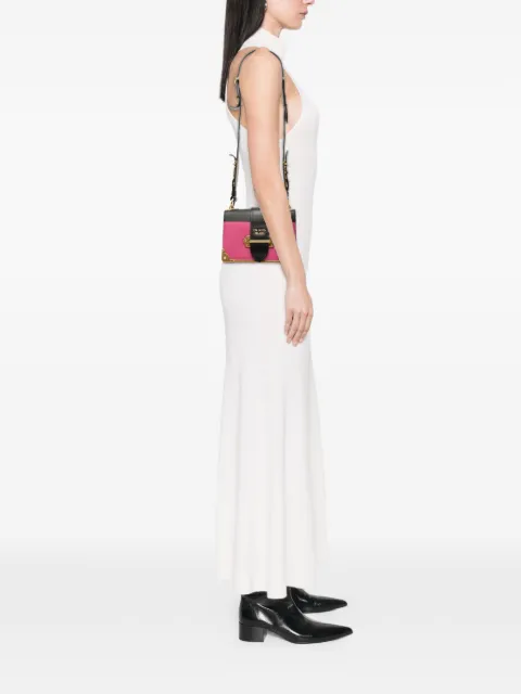 Prada Pre-Owned 2010-2025 Saffiano Trimmed City Calf Cahier crossbody bag