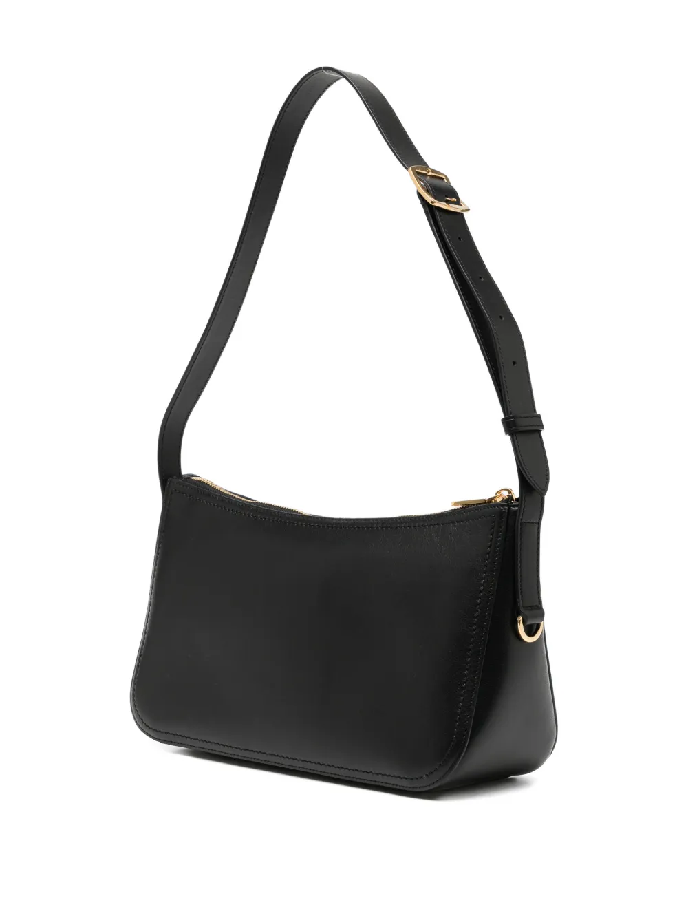  Bally Logo Shoulder Bag - Black 