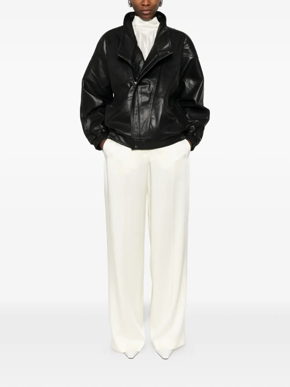 The Garment Brooklyn asymmetric panelled jacket | Chamarras de piel | Image 2