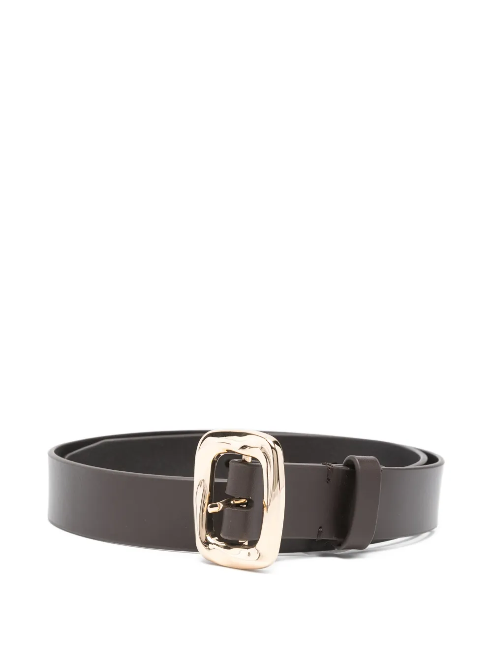 ZIMMERMANN Malley leather buckle belt - Marrone