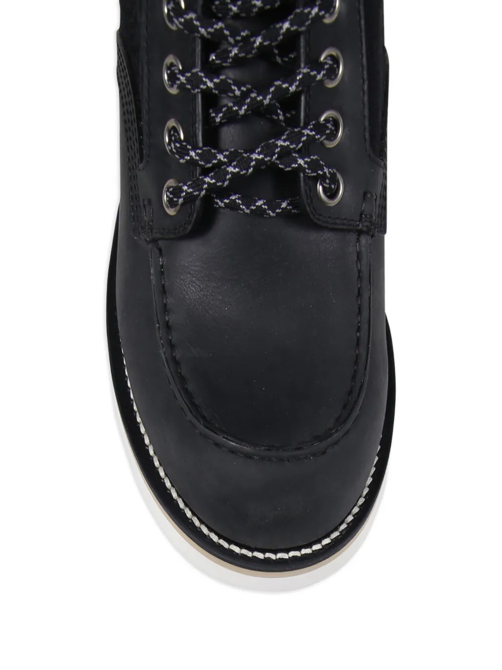 Gucci Veterlaarzen met logopatroon Zwart