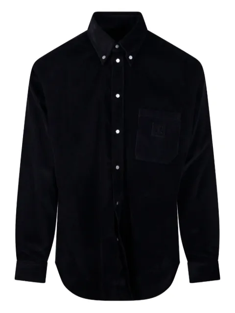 FENDI corduroy pocket shirt 