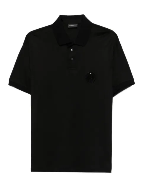 Emporio Armani playera tipo polo con parche del logo
