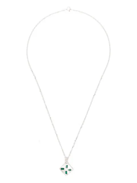 THE OUZE emerald morries necklace