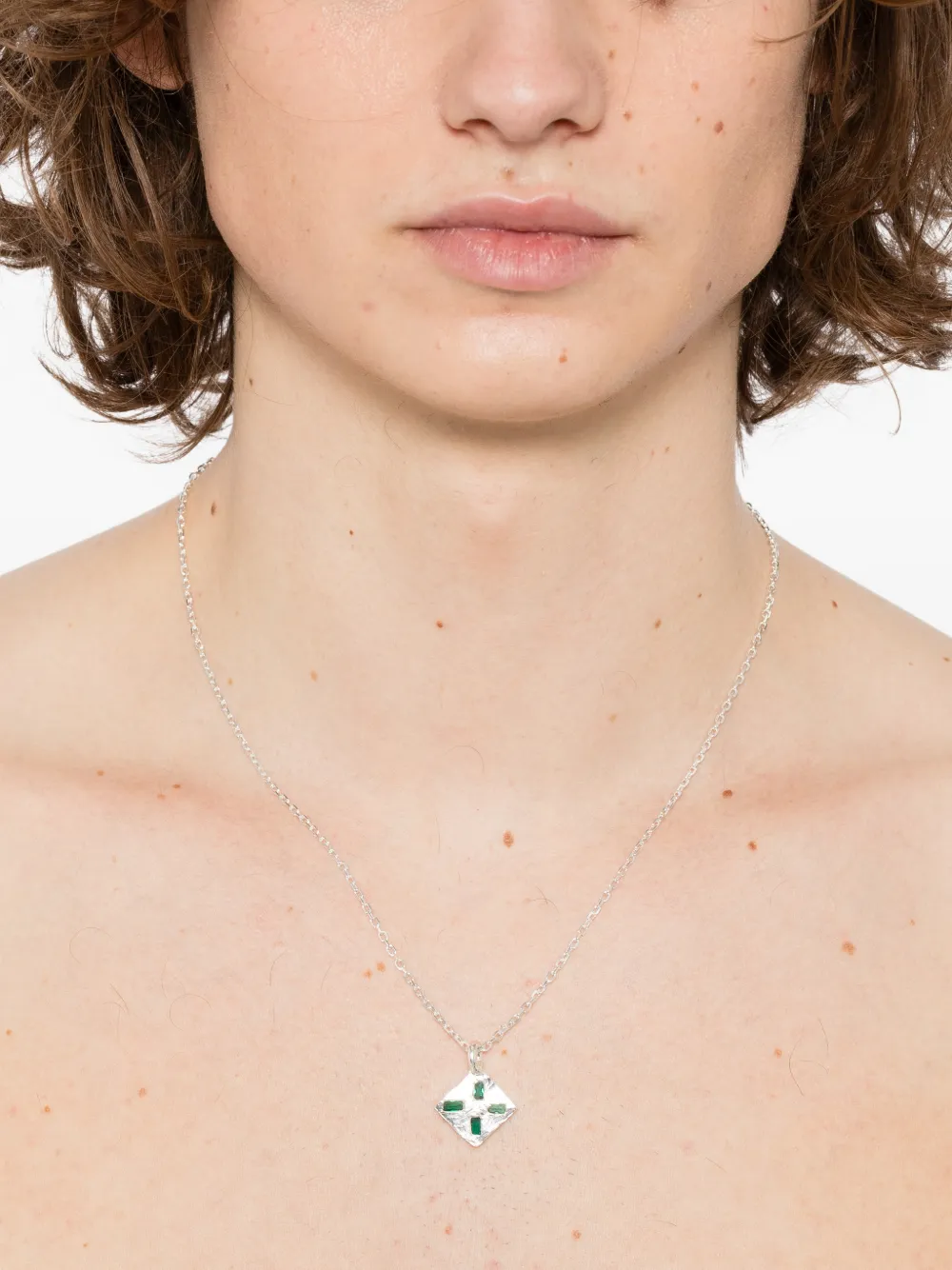 THE OUZE collier serti d'émeraudes | Image 2