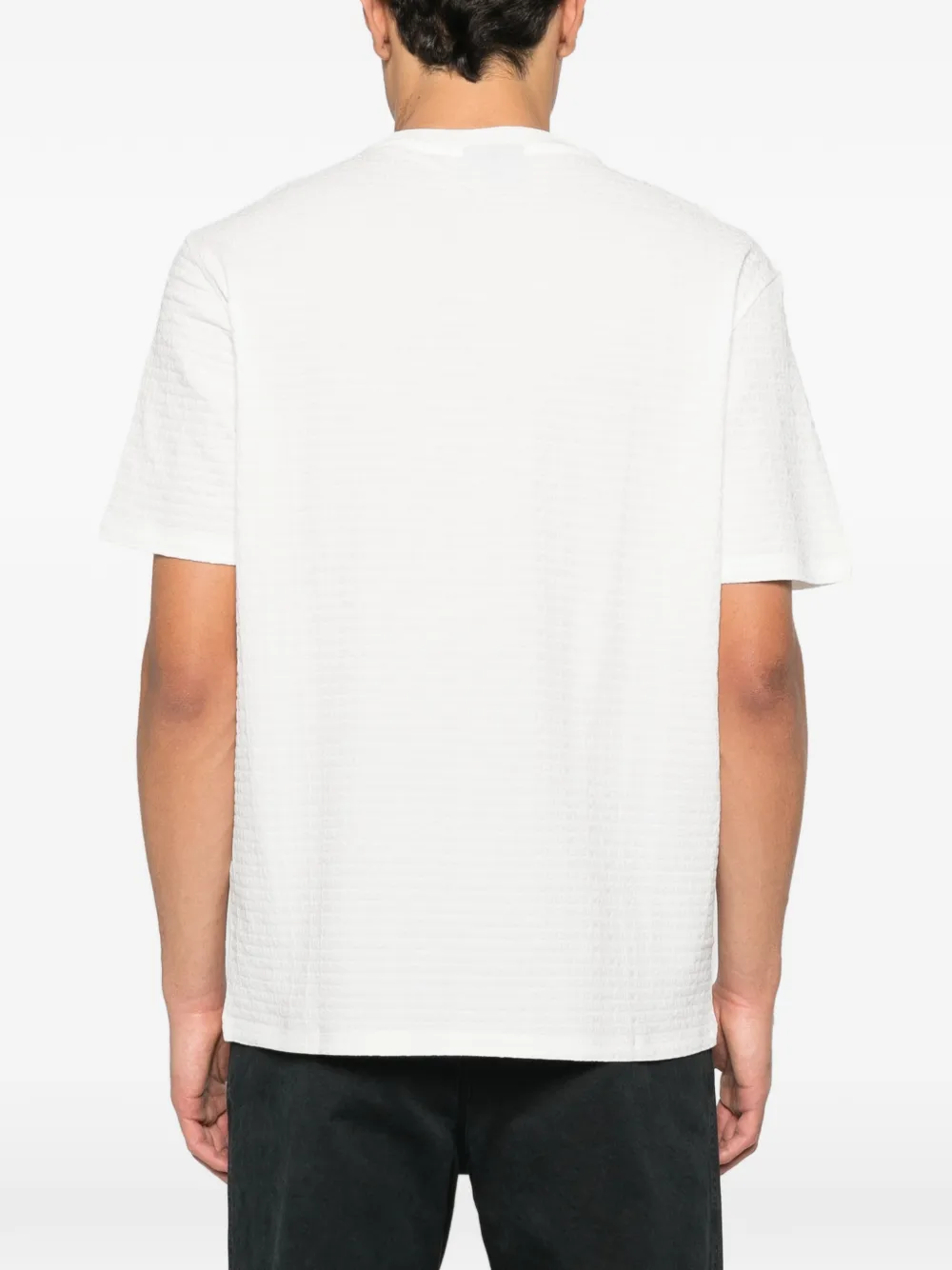 Emporio Armani T-shirt met logopatroon Wit