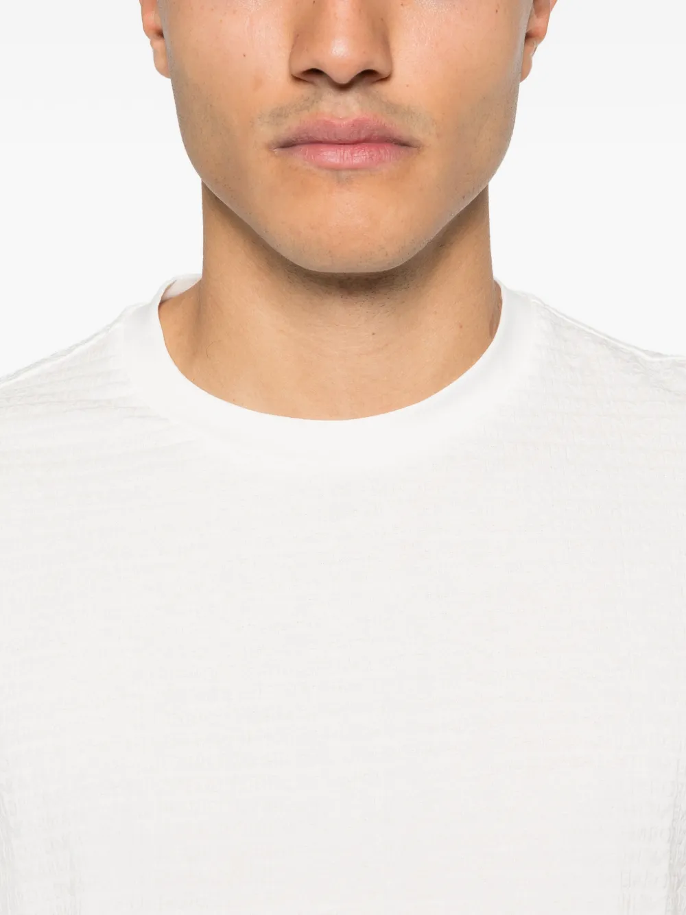 Emporio Armani T-shirt met logopatroon Wit