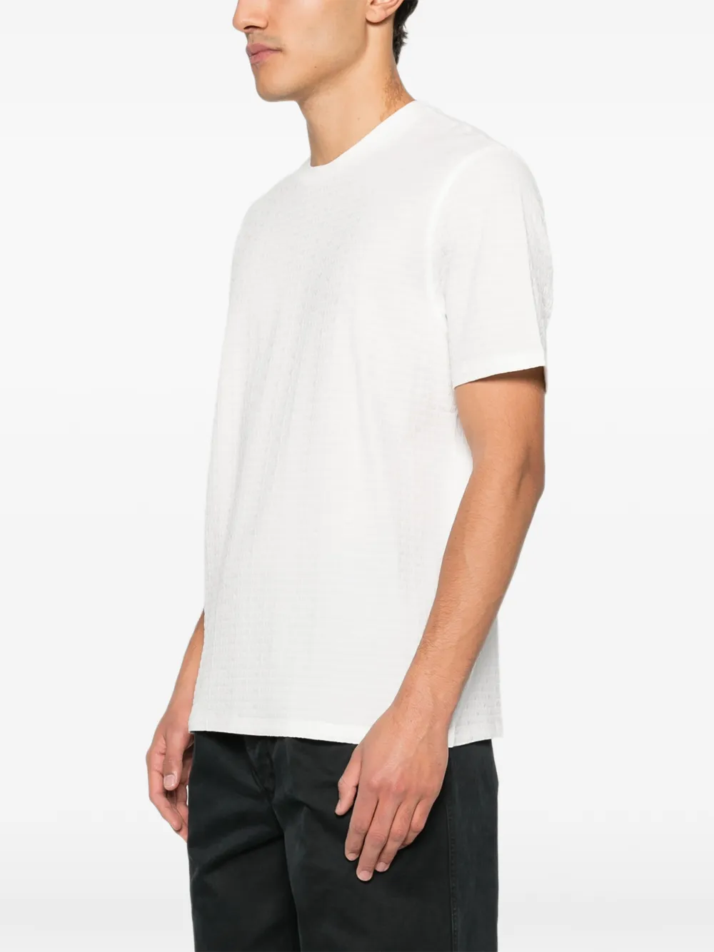 Emporio Armani T-shirt met logopatroon Wit