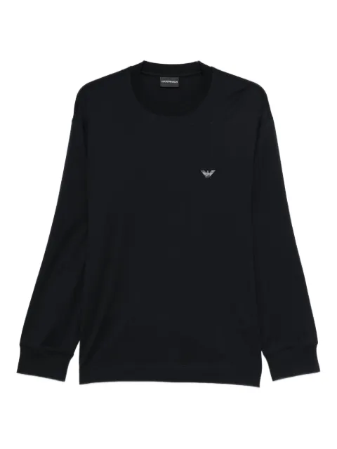 Emporio Armani sudadera con parche del logo
