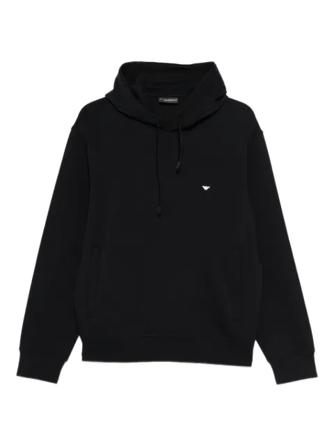 Emporio Armani hættetrøje med broderet logo