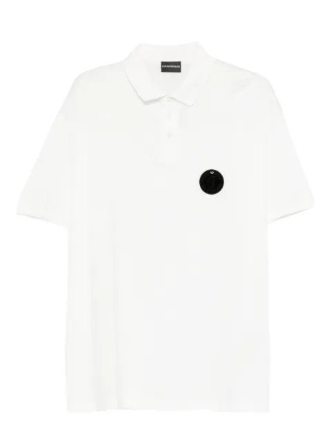 Emporio Armani appliqué polo shirt