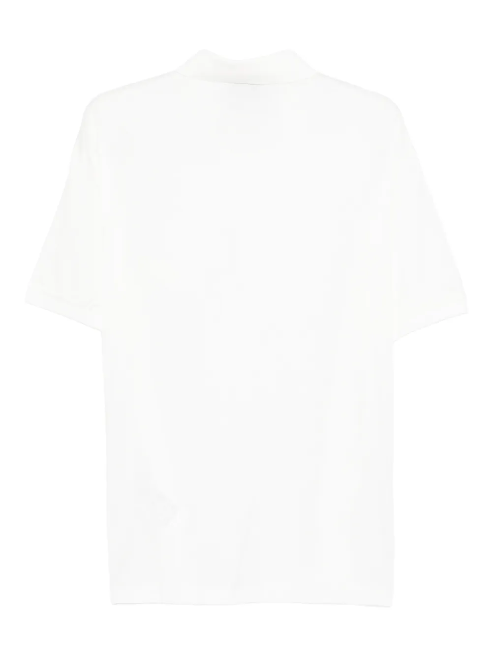 Emporio Armani appliqué polo shirt - Wit