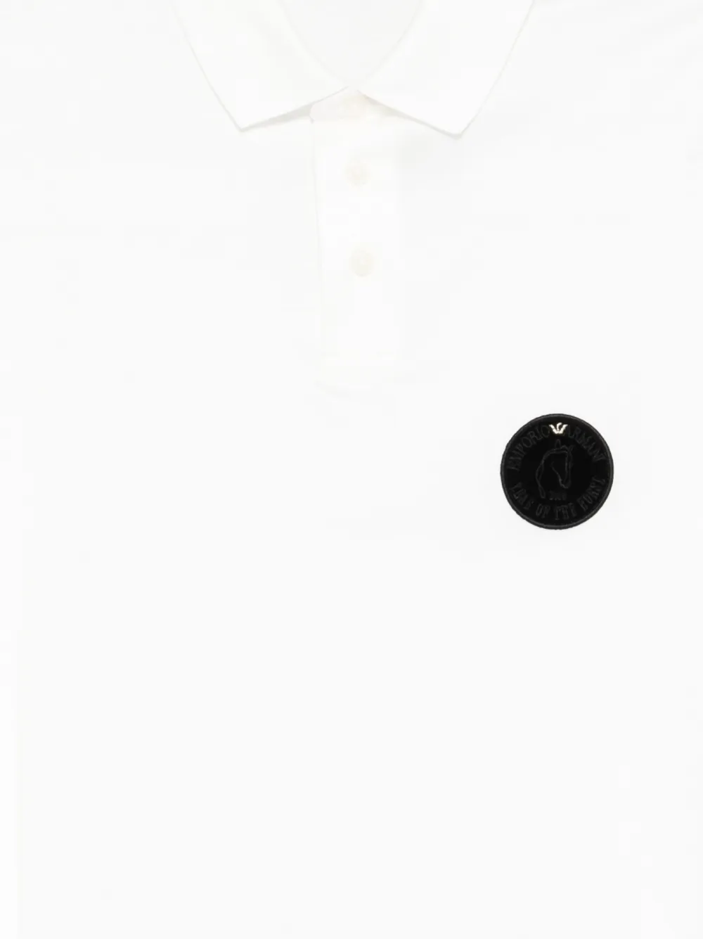 Emporio Armani Poloshirt met applicatie Wit