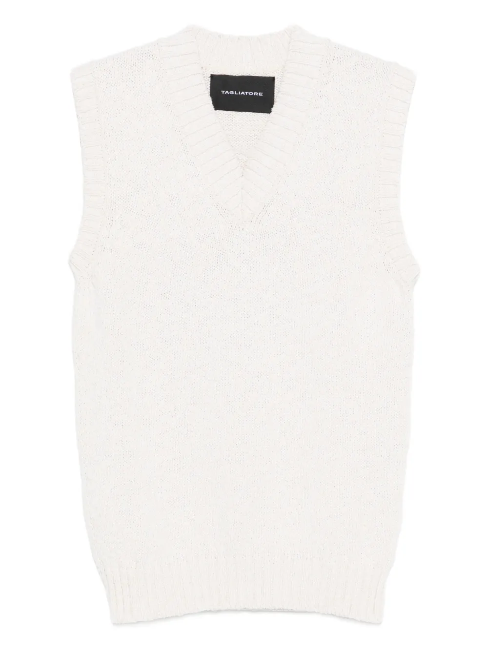 Tagliatore Top con scollo a V - Toni neutri