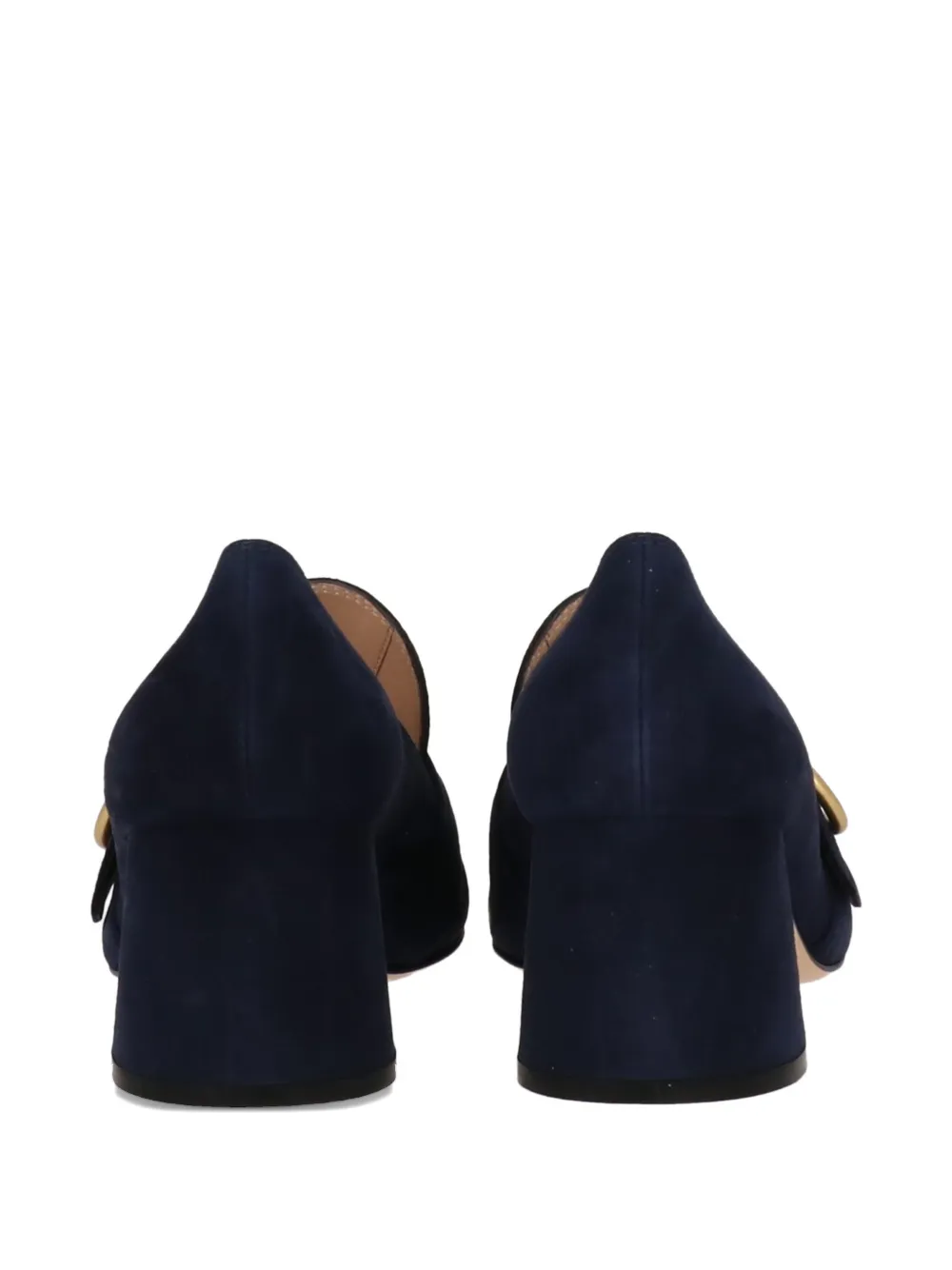 Gianvito Rossi Camden buckle-detail loafers Blauw