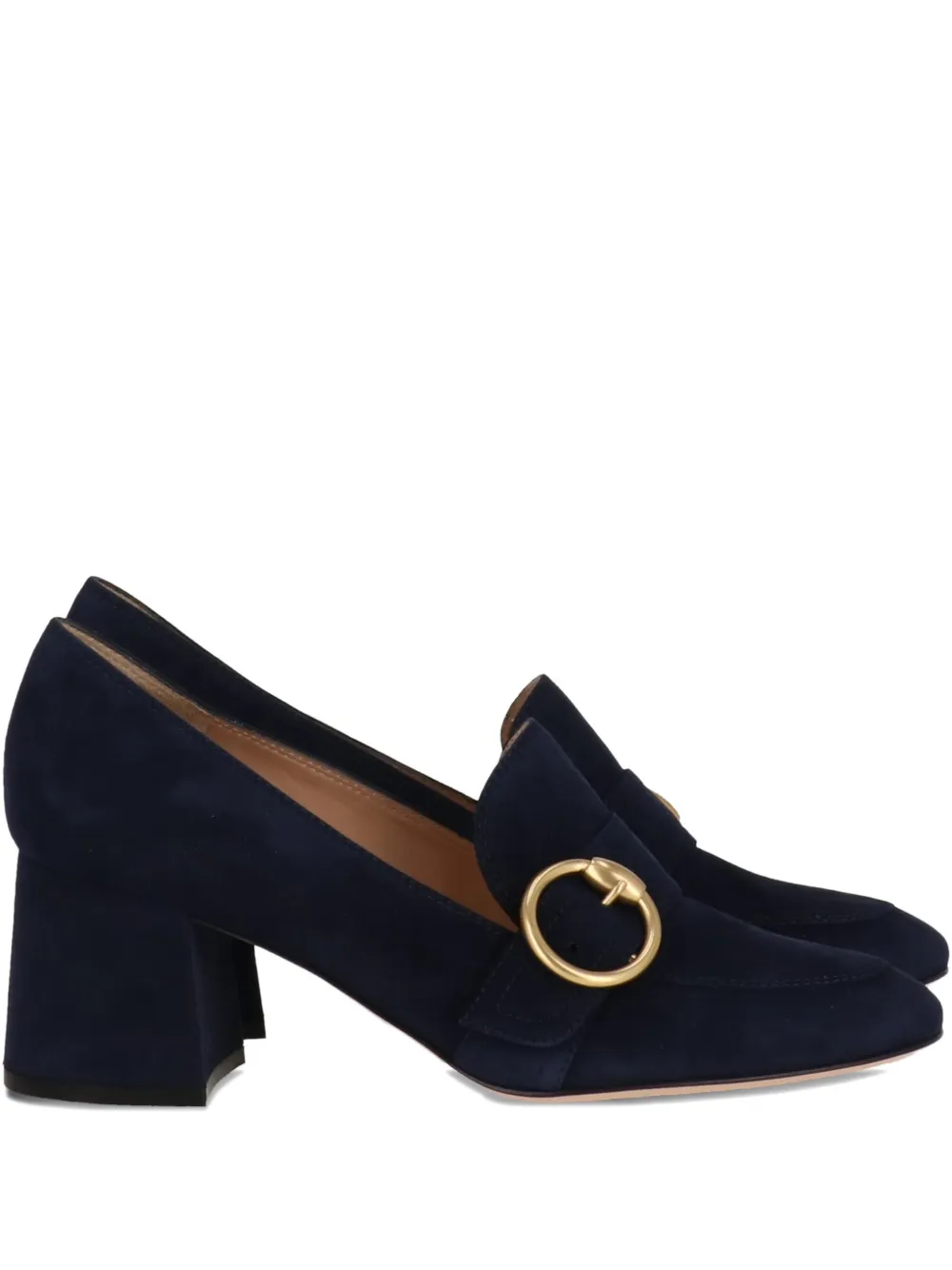 Gianvito Rossi Camden Buckle-detail Loafers In Black