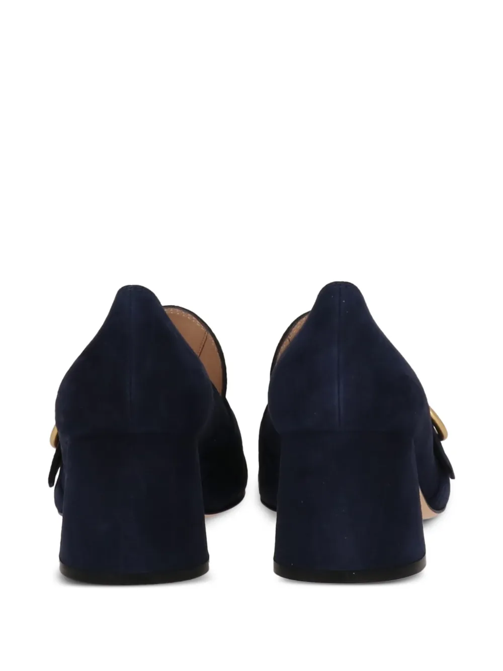 Gianvito Rossi Camden loafers met gespdetail Blauw