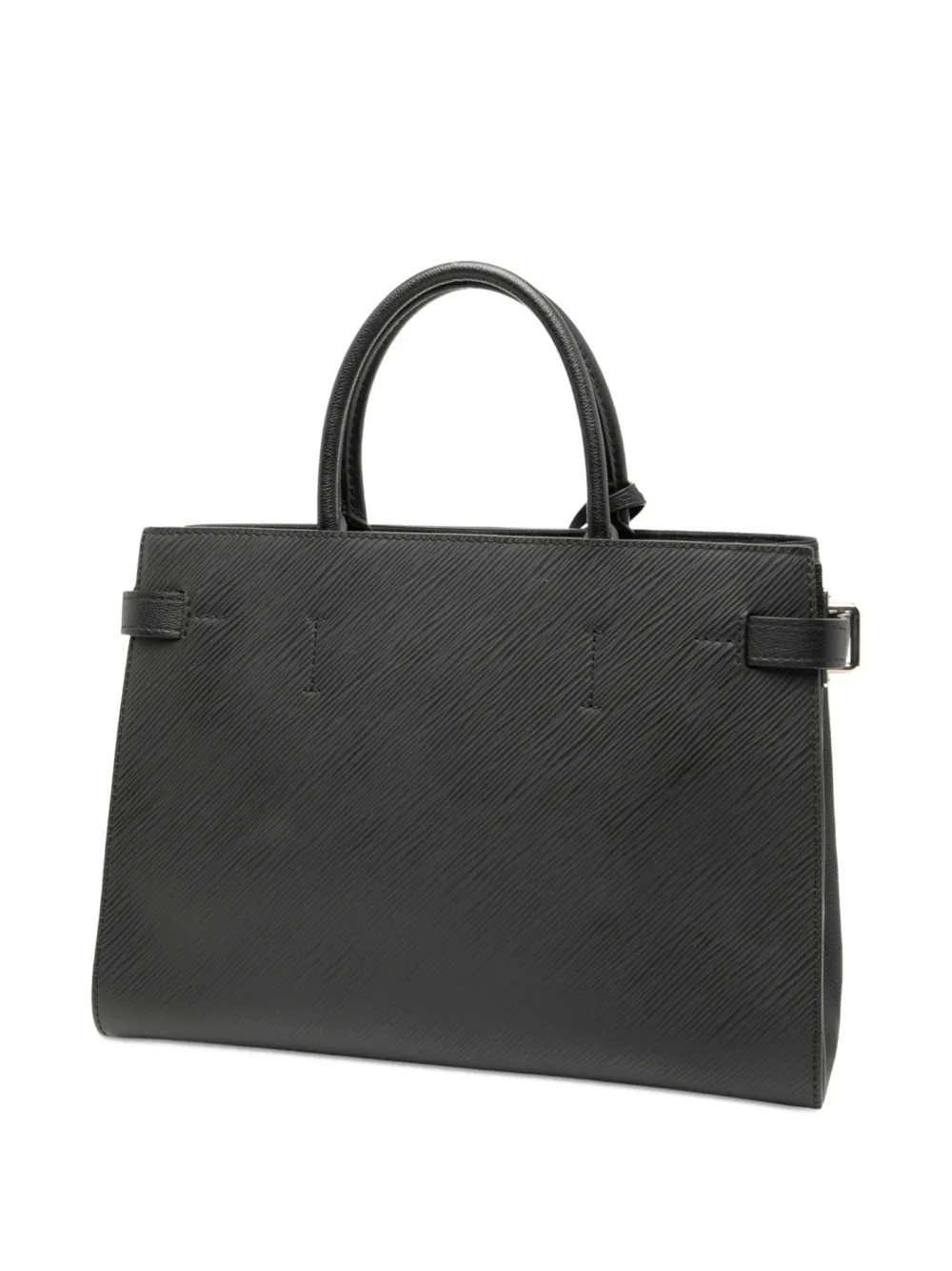 Pre-owned Louis Vuitton 2017 Epi Twist Satchel In Black