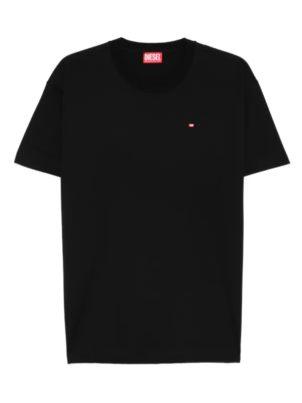 DIESEL ロゴプリント Tシャツ ブラック Diesel ロゴ Tシャツ | ブラック | FARFETCH JP