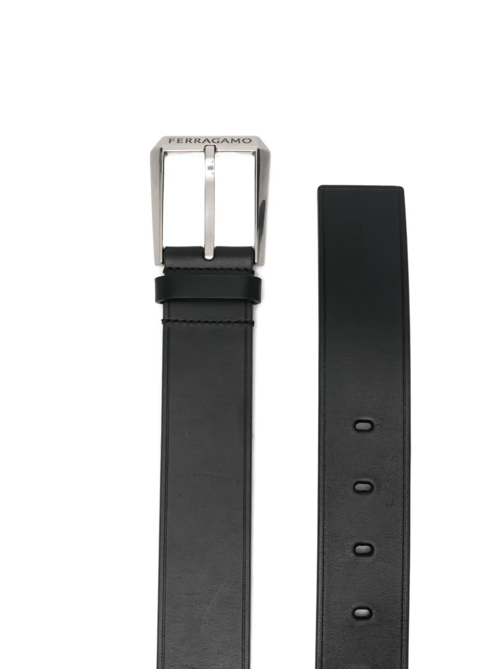Ferragamo Pre-Owned logo-engraved buckle leather belt | Image 2