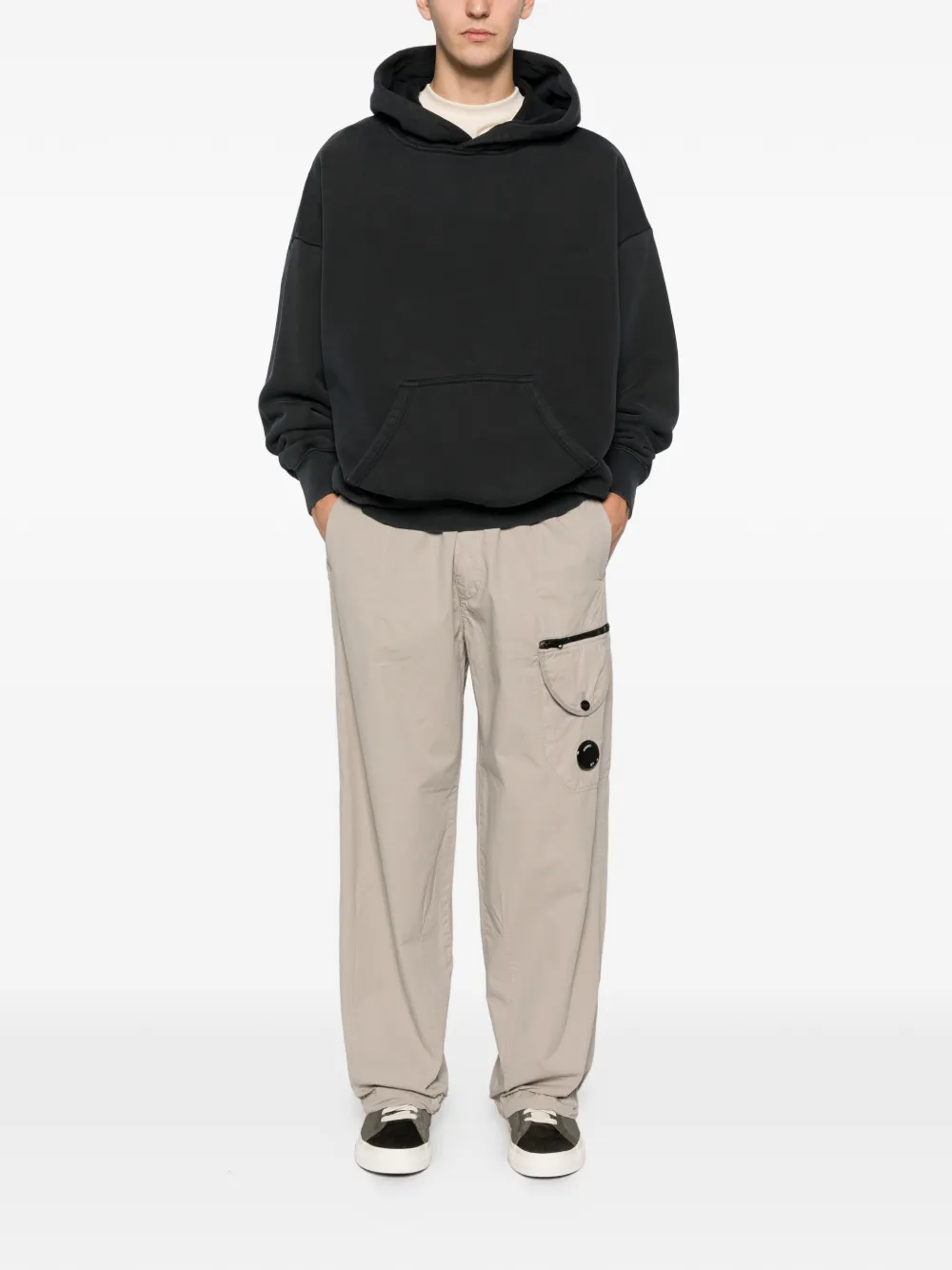 C.P. Company Pre-Owned pantalones de algodón con cinturilla elástica | Image 2