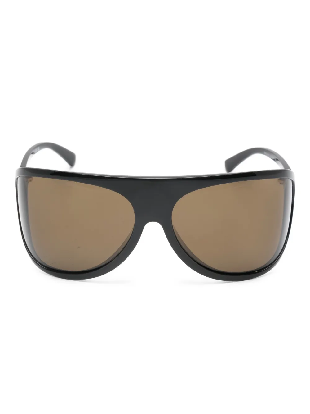 Miu Miu Pre-Owned Runway geometric-frame sunglasses | Black | Image 1