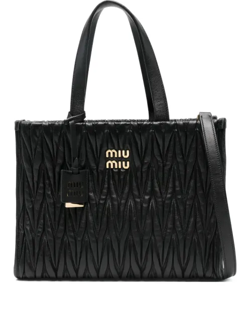 Miu Miu Pre-Owned leather tote bag