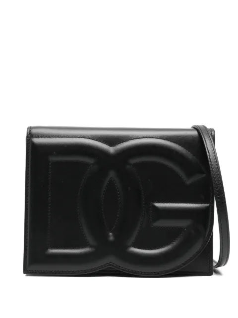 Dolce & Gabbana Pre-Owned logo leather cross body bag