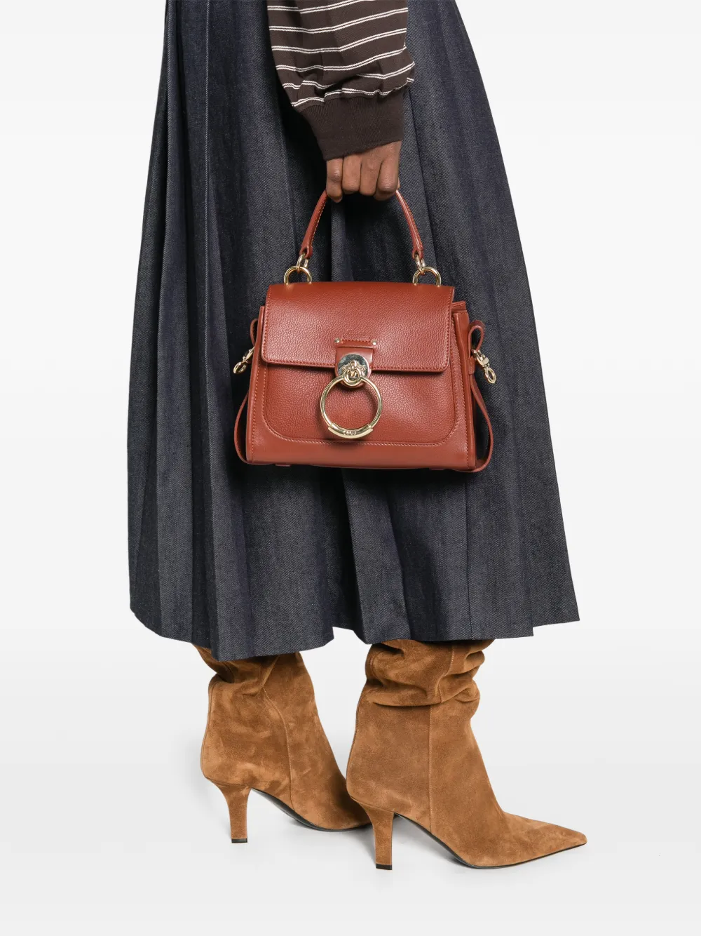 Chloé Pre-Owned mini Tess logo-detail tote bag | Image 2