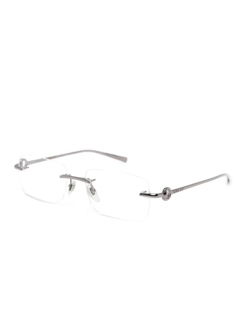 Gucci Pre-Owned lunettes de vue à logo gravé | Homme | Image 2