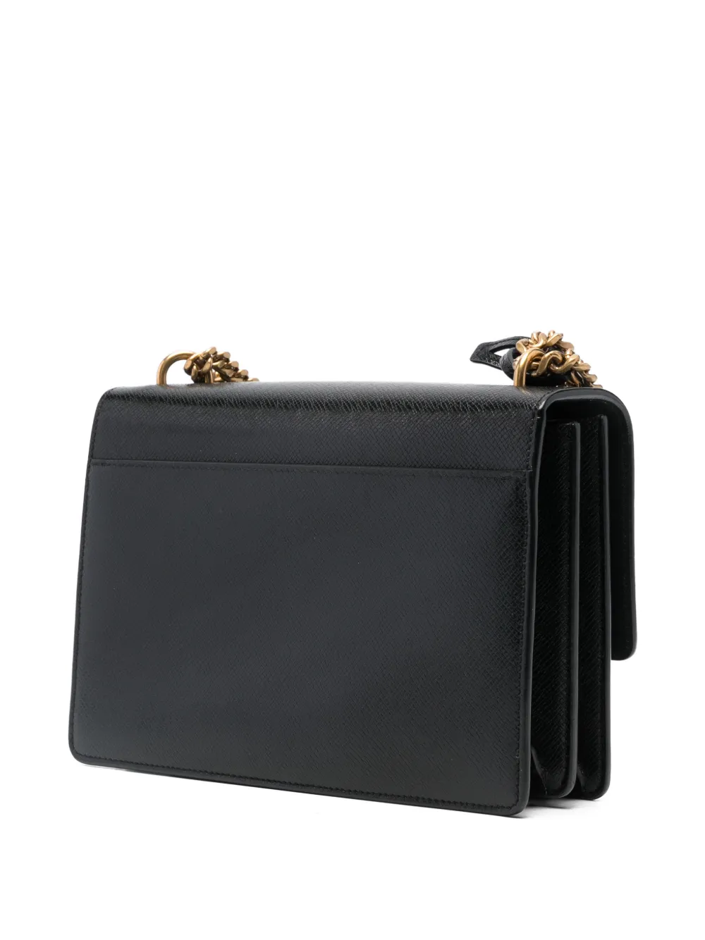 Pre-owned Saint Laurent Sunset Cross Body Bag In Black