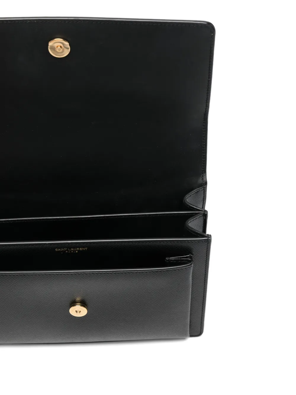 Pre-owned Saint Laurent Sunset Cross Body Bag In Black