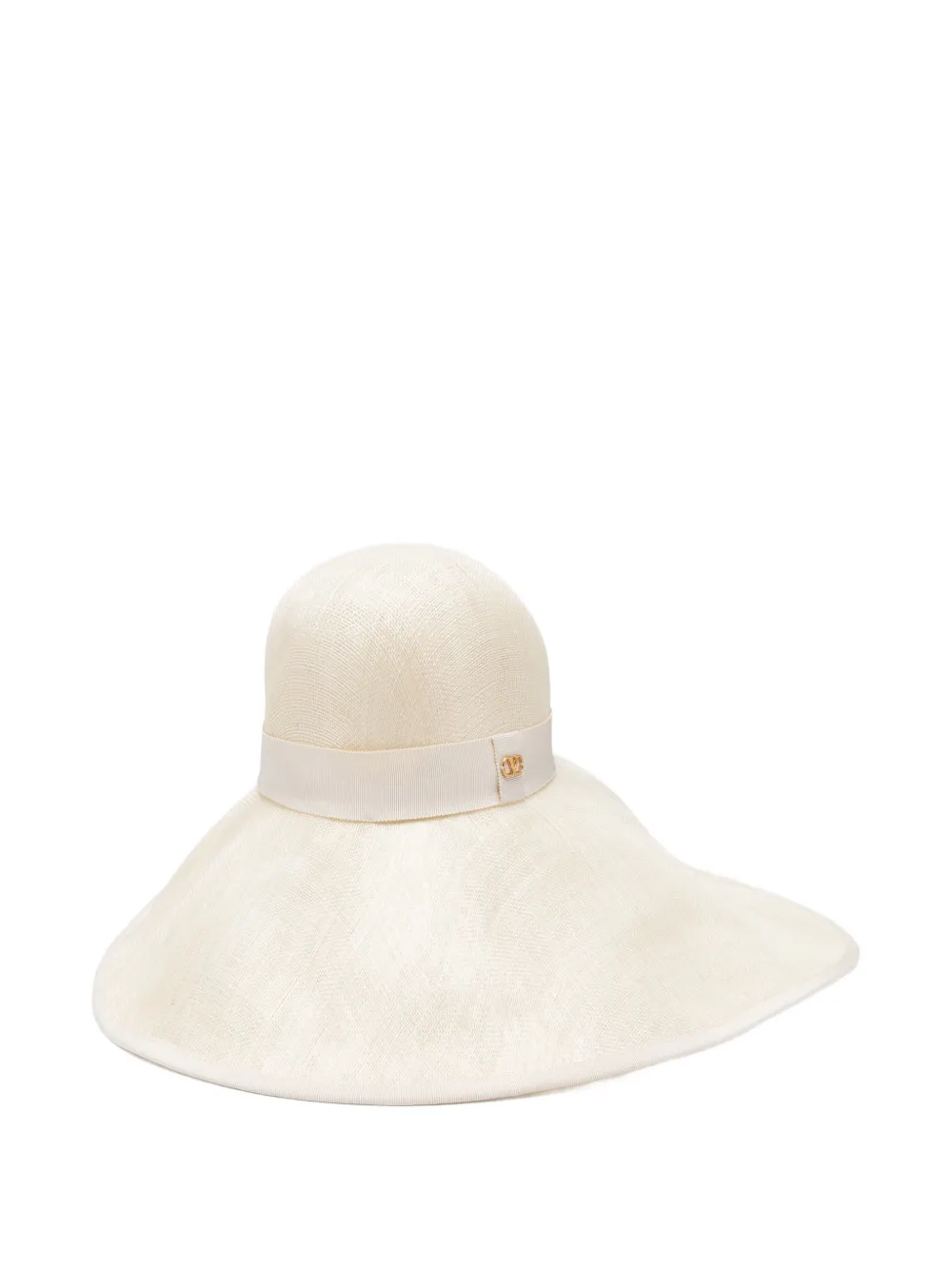 Valentino Garavani Pre-Owned VLogo ribbon sun hat - Toni neutri