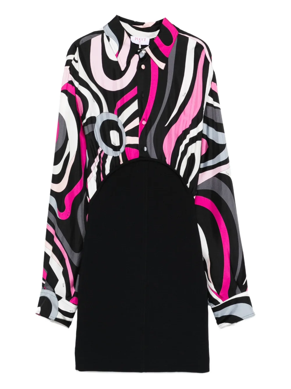 PUCCI Pre-Owned Minikleid mit Print | Schwarz | Image 1