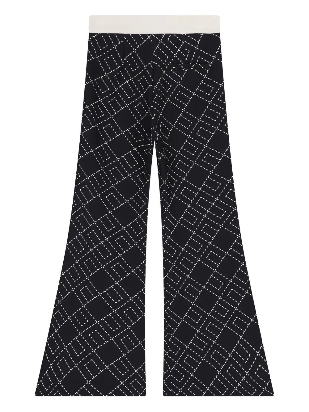 Elisabetta Franchi Kids Broek met logodetail Zwart