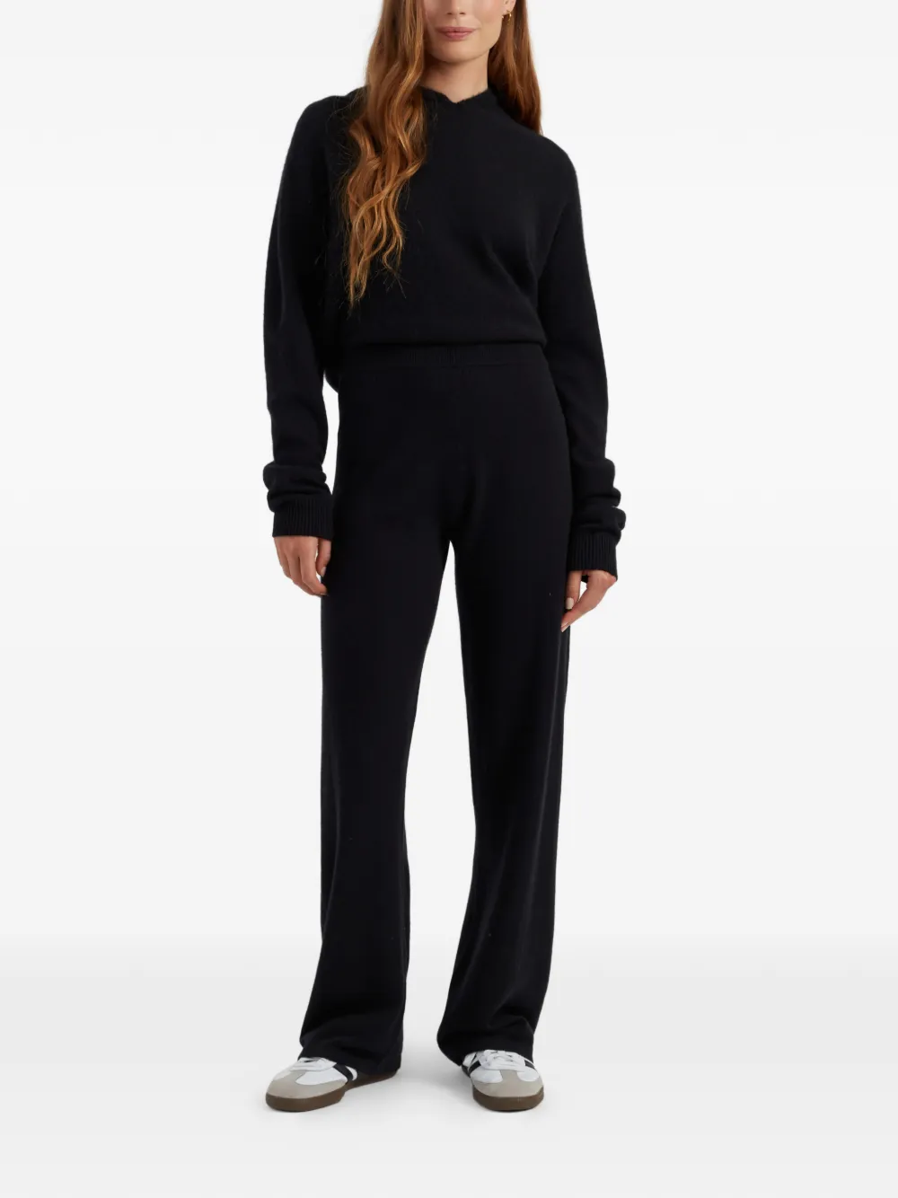 Chinti & Parker Elasticated-waistband Track Pants In Black